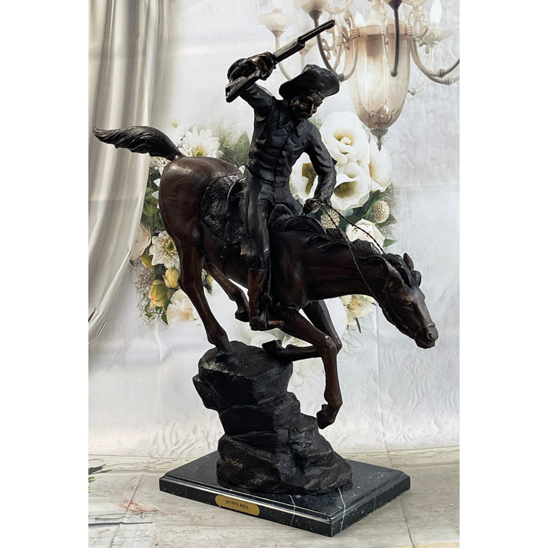 Figurine cheval et cowboy Bronco Buster