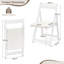 49cm H Folding Side Chair in White