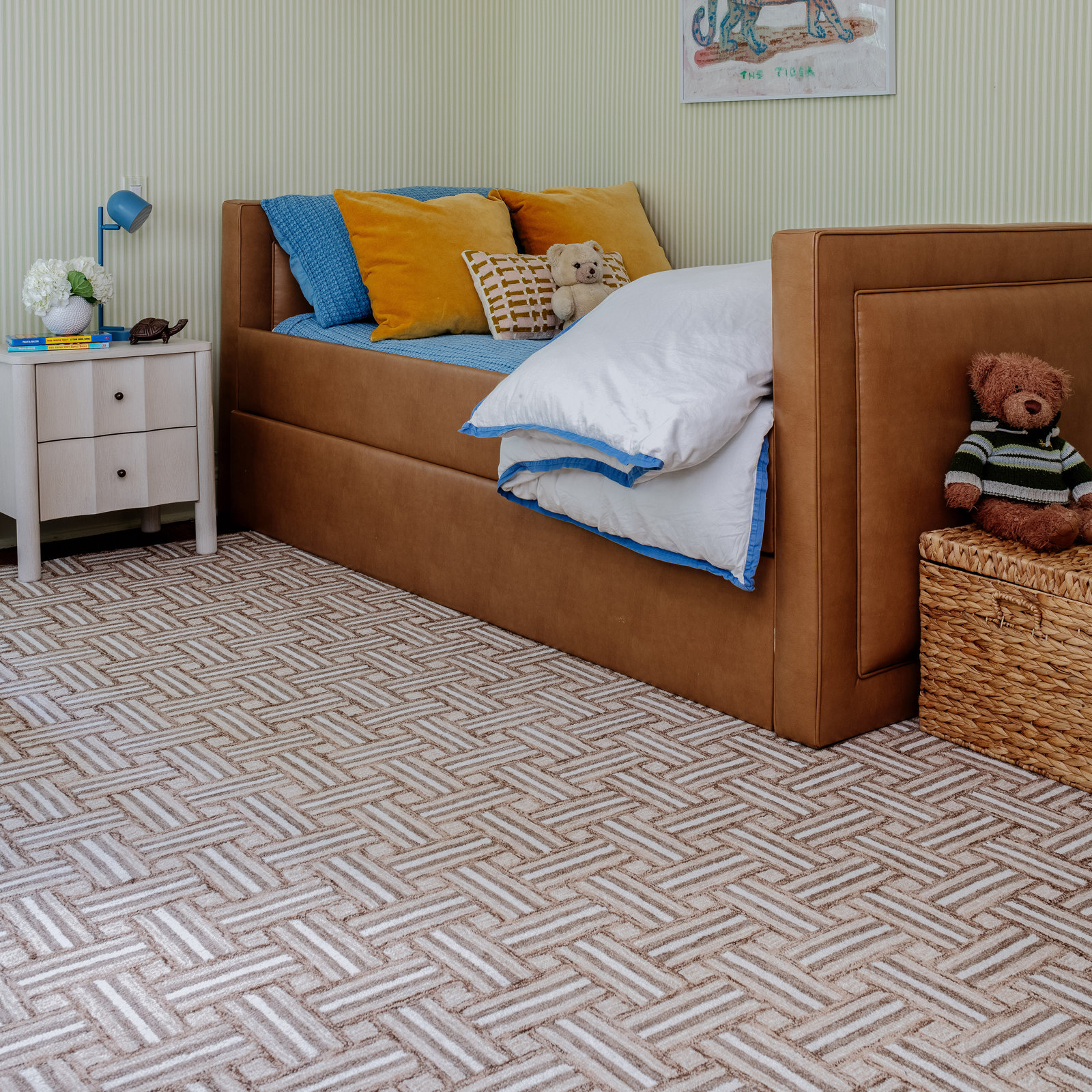 Abbott Hand-Tufted Wool Geometric Rug, Rectangle 9' x 12'