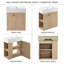 Ensemble de meuble-lavabo simple 21,6 po avec plateau en céramique Gabrielle-280020928