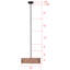 Luminaire suspendu tambour 3 lumières Faris