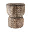  18" Hourglass Handwoven Hyacinth Storage Accent Table with Lid-173573333