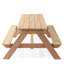 Table de pique-nique d'extérieur 31 po avec parasol 31 po - Sable et eau multifonctionnel-1065397687