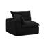 Fauteuil droit moderne rembourré avec dossier rembourré-1284562591