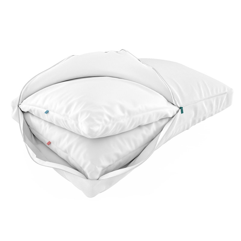 Queen Size Hypoallergenic White Microfiber Sleeping Pillow