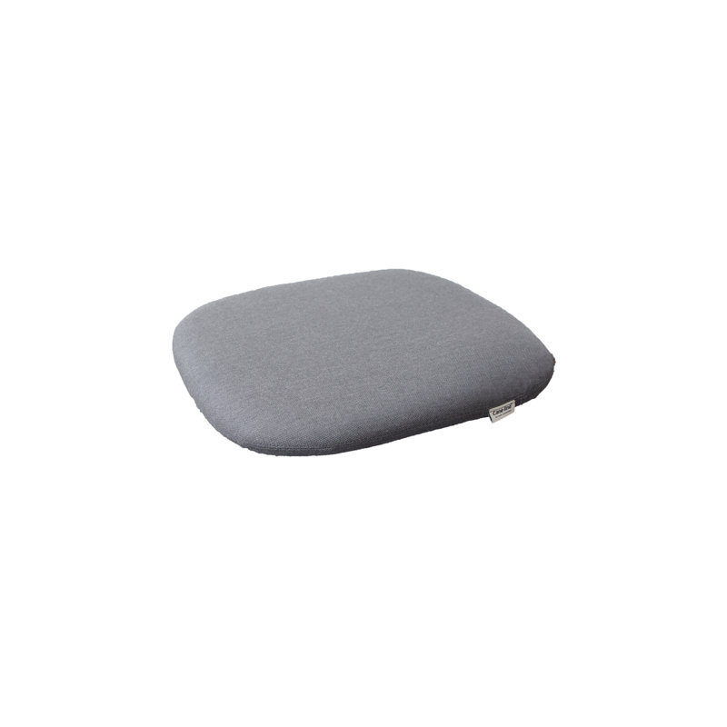 Peacock Chair with Teak Legs, Gray, Dark Gray