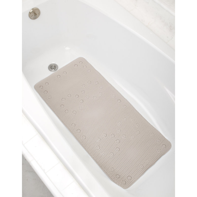 Tapis de douche gaufré à coussin souple, Lin
