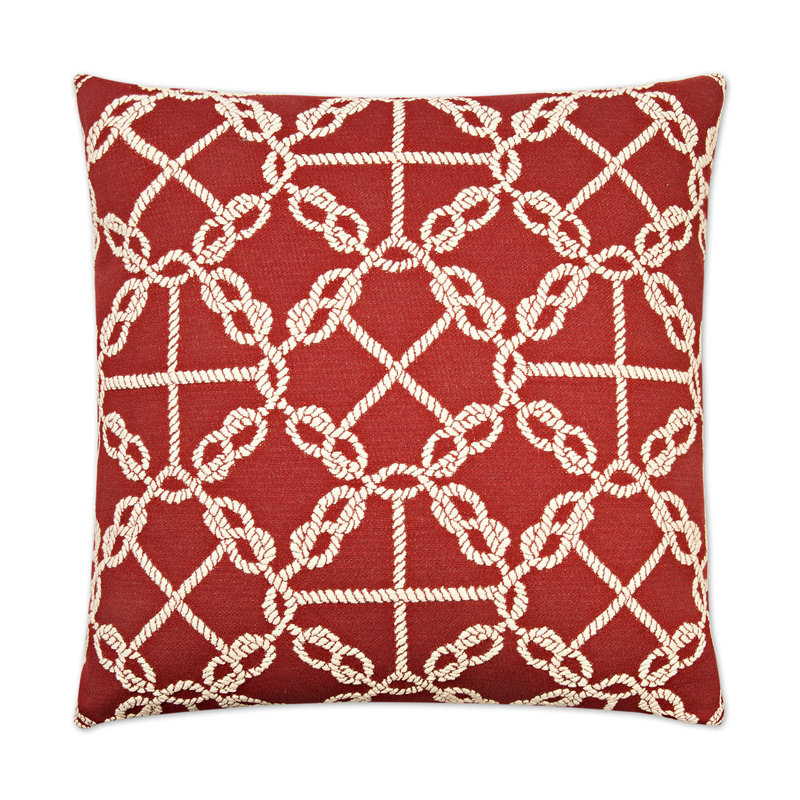 Knots Fabric, Red