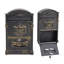 Metal Post Mounted Post Box