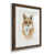 Papier, cadre noyer