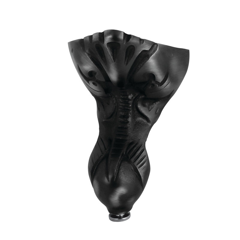 Kingston Brass Aqua Eden Tudor Brass Tub Feet, Matte Black