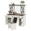 Bureau de coiffeuse 43,3 "avec miroir lumineux