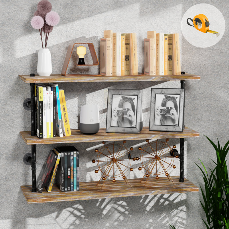 Bibliothèque flottante H 27,7 po, H 27,7 po x l 36 po x P 10 po