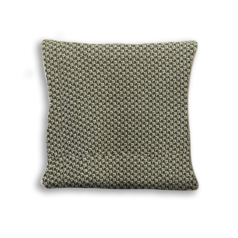 Coussin tissé, Nouveauté verte