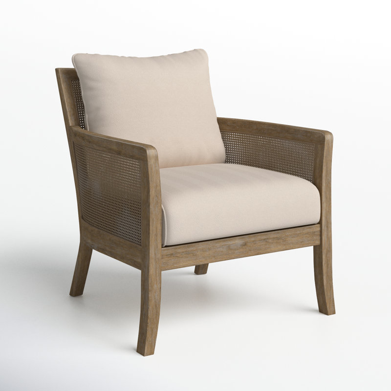Farlane Upholstered Armchair, Off-White