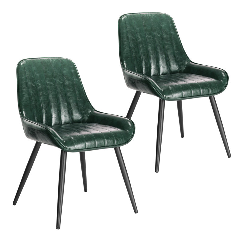 Knighton Upholstered Dining Chair, Dark Green