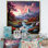Impression sur toile Mountain Charm Moonlight Fantasy