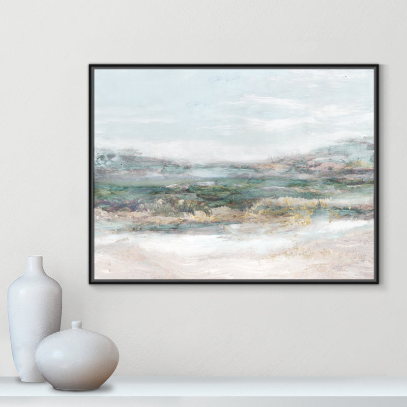 Lori Dazzling by Matina Theodosiou - Painting Print on Canvas, No Mat, 31.5" H x 41.5" W x 2" D, Black Framed Canvas