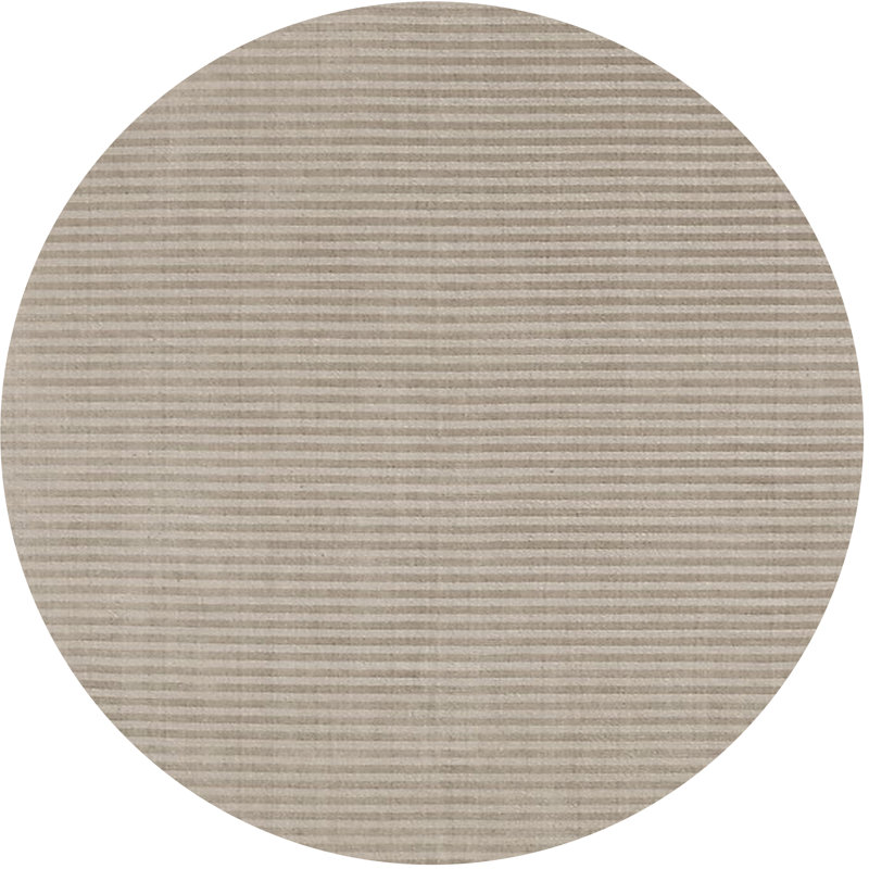 Ellenton Striped Indoor Rug, Round 6'