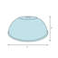 Tiffany Ceiling Fan Fitter Shade