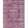 Tapis rose à motif géométrique Dietz