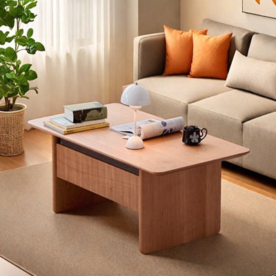 Japanese style solid wood coffee table