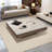 Italian light luxury square stone coffee table-106733684-106733683