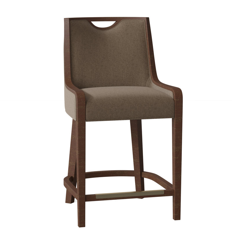 Tabouret de comptoir 26,5 po Anthony, Noyer, 3127 Brume
