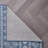 Jerrlyn Southwestern Blue/Cream Indoor&Outdoor Area Rug-1671910156