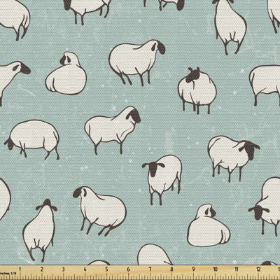 Katherin Herd of Farm Animals Fabric