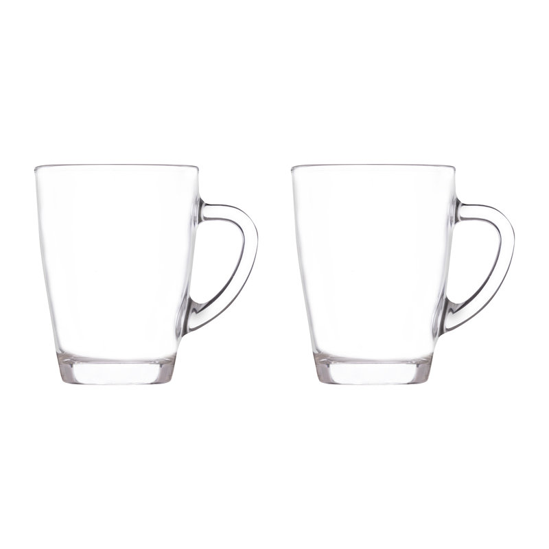 Entertain Glass Coffee Mug