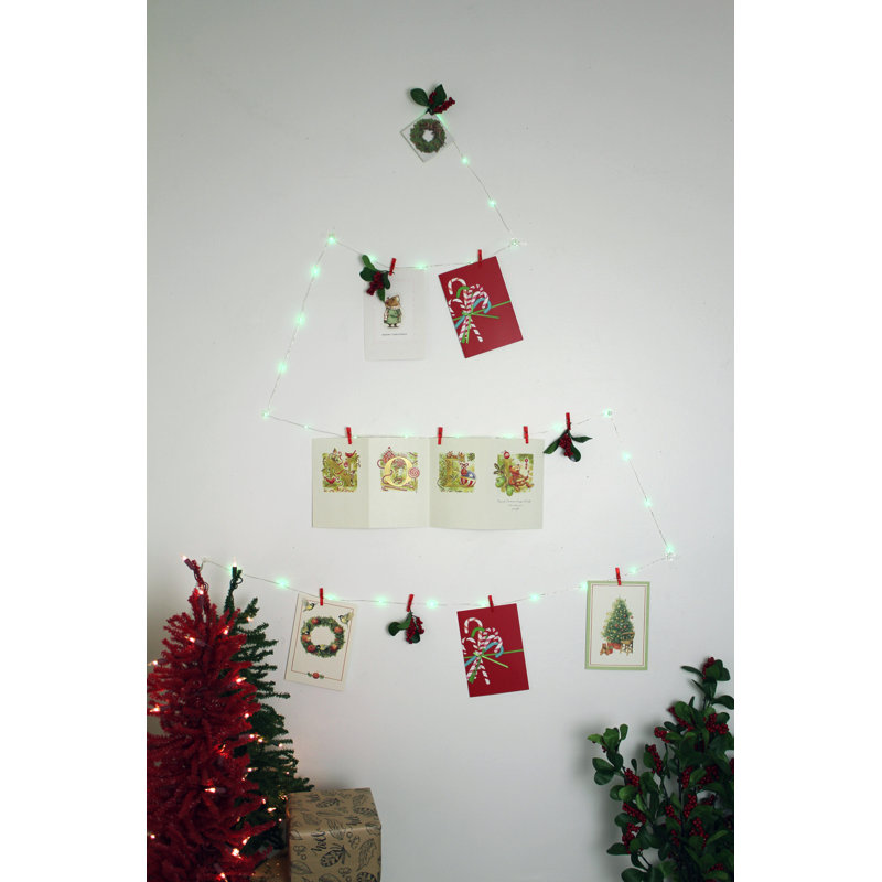 Juliane Indoor 36 - Bulb 5'' Battery Powered Mini String Light, Red
