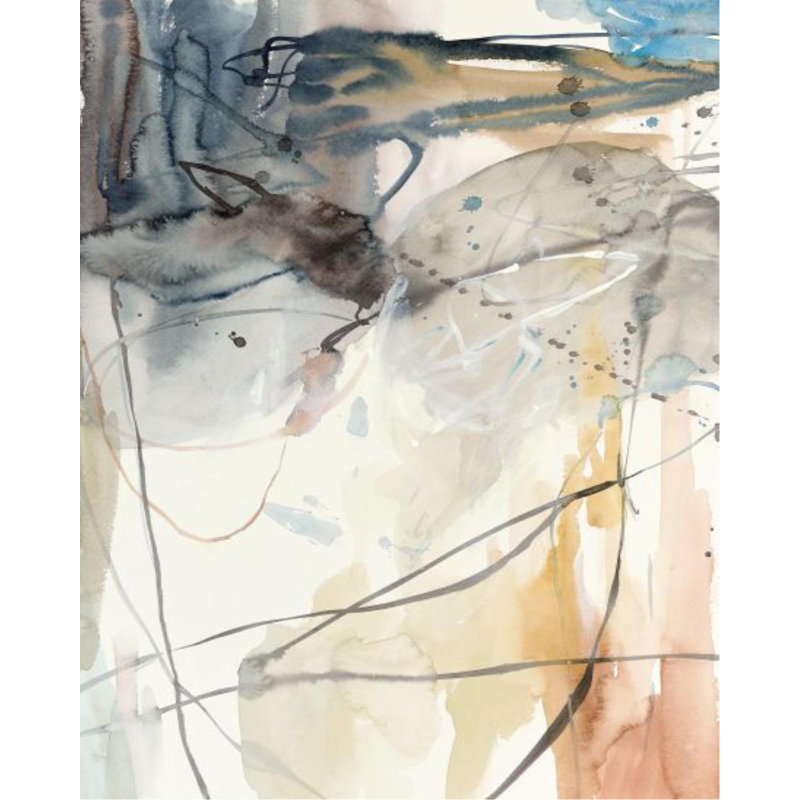 «Deep Autumn Leaves II» par Sara Brown - impression, H 30 po x l 24 po x 1,5 po, Plexi