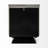 Traditional Quartz movement / Crystal Tabletop Clock in Black