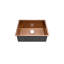 Évier de cuisine encastré à simple cuve en acier inoxydable 21 x 18 Tourner-59928191