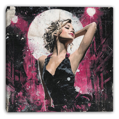 Moonlit Allure Wrapped Canvas Wall Art