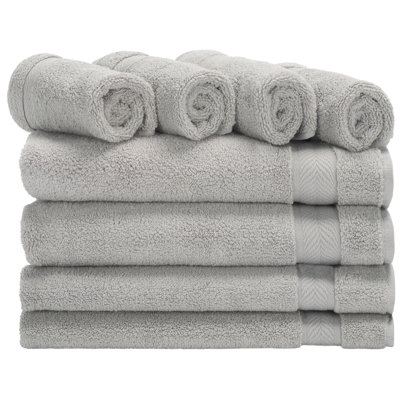 Ensemble de serviettes 8 pièces Aonan - 100% coton