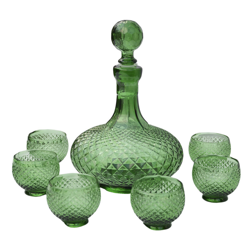 Glass 7 - Piece Beverage Serving Set