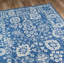 Tapis oriental en laine touffeté à la main bleu / blanc Cece-893664278
