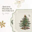 Spode Christmas Tree Square Handled Platter 12.5"