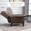 Pour le salon, la chambre à coucher et le bureau personnel |  Fauteuil inclinable de massage à oreilles simple en polyester brun chaud