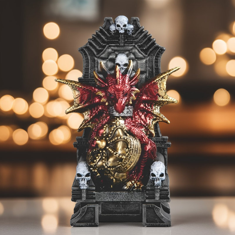 Figurine dragon 7,25 po avec accoudoirs