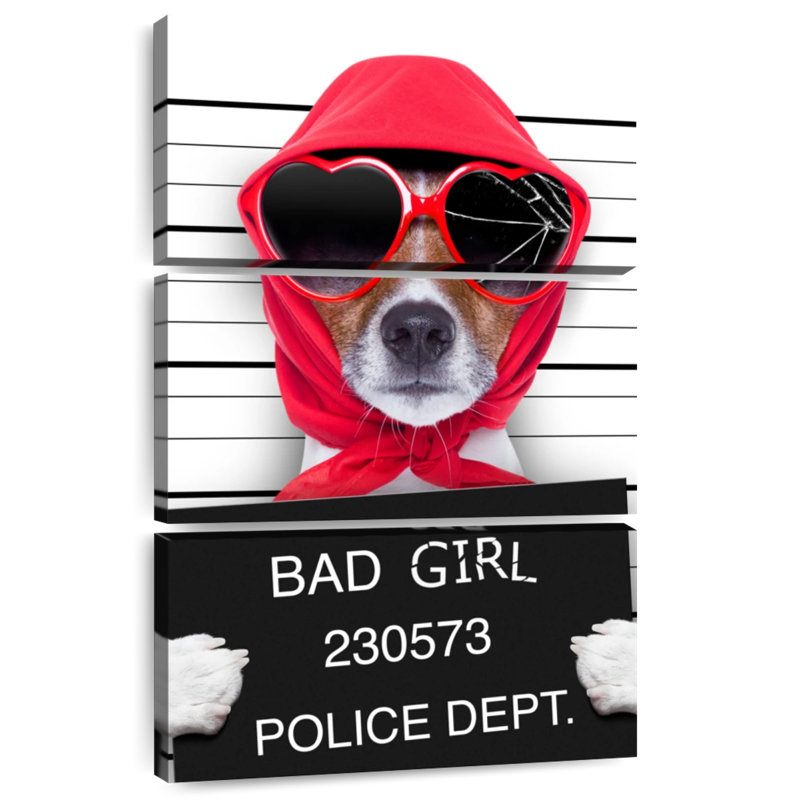 Brampt Bad Girl Pup, 32" H x 20" W