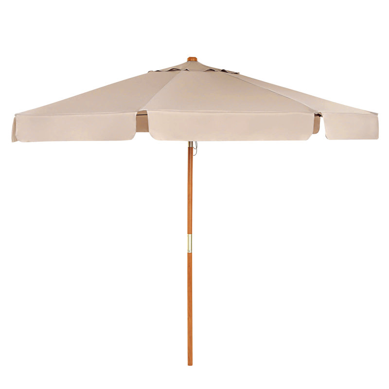 Wendell 300cm Market Parasol, Taupe