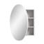 Rileigh 70cm H x 70cm W Wall Mounted Required Mirror Cabinet