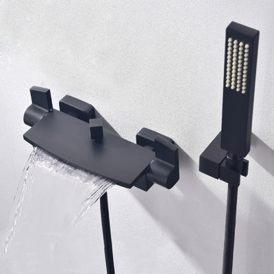 Shantel 2 Handle Wall Waterfall Faucet Bath Filler with Diverter