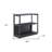 33" Three Tier Standard Bookcase-1229610002