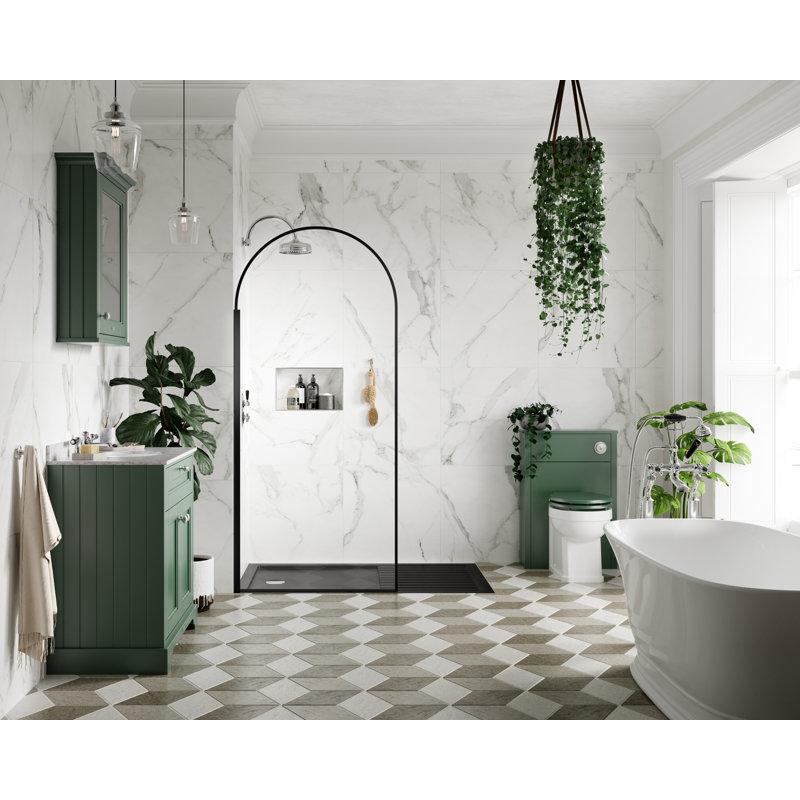 Old London 1200mm Free-Standing Double Vanity Unit, Gray, Storm Grey