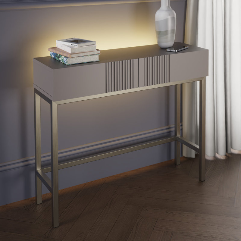 IONA Console Table, Gray