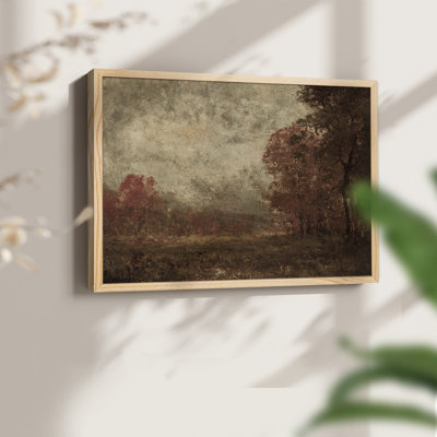 Paysages rétro-DLxxxv - reproduction encadrée - réversible